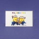 Etiqueta Minions med 5cm x 3cm