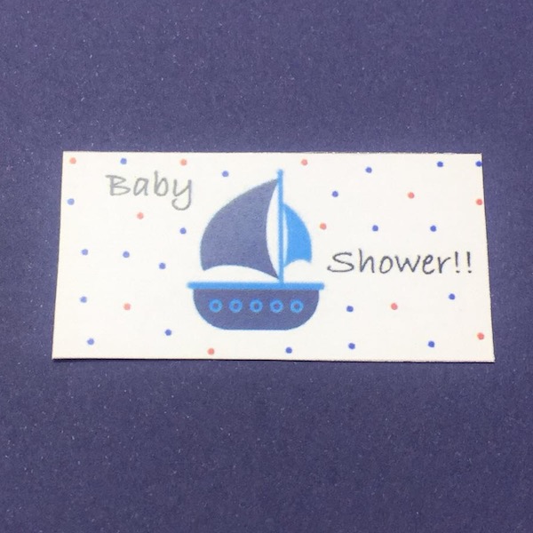 Etiqueta barco boy 4cm / Boy Boat Label 4 mod. 25