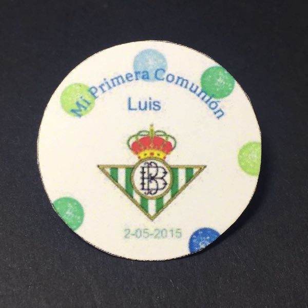 Etiquetas Betis 4cm / Betis Label 4 packs 20-50-100 uds mod. 30